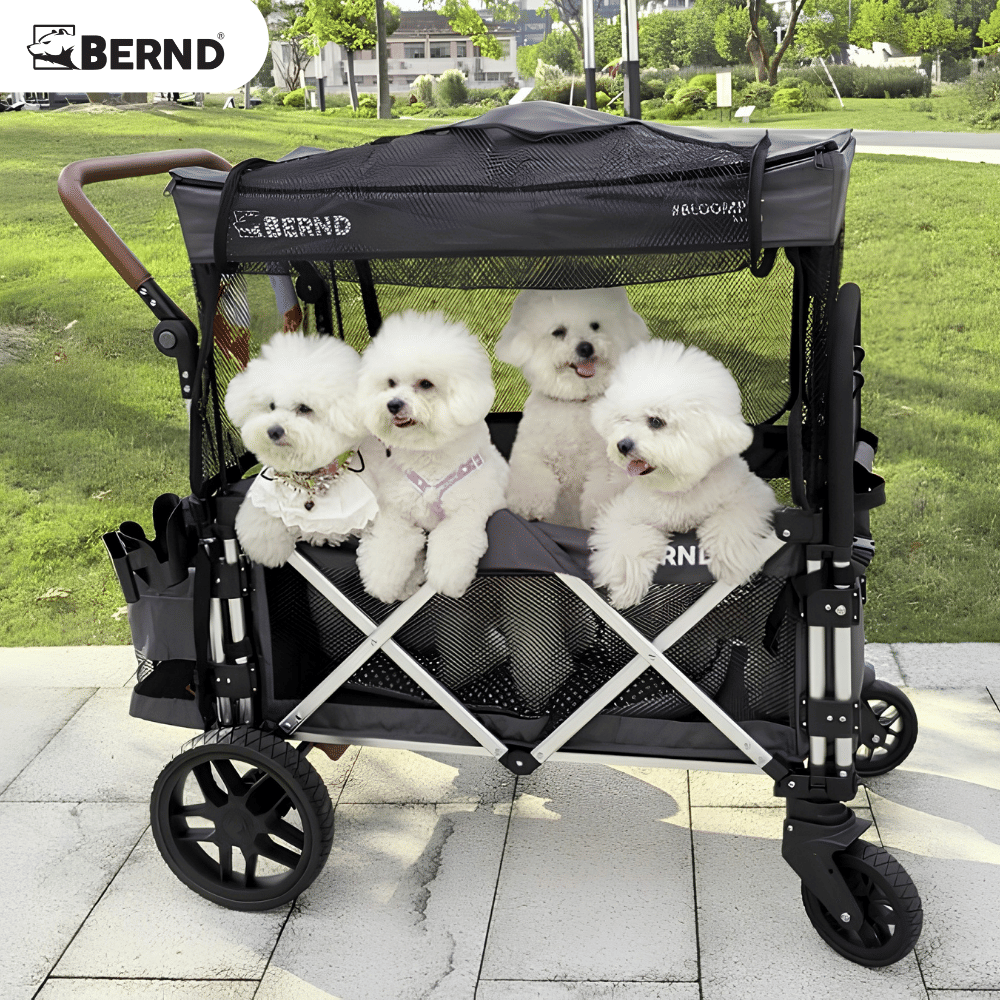 รถเข็นสัตว์เลี้ยง BERND BLOOM PET MINI MK.2 - สีเทา_9